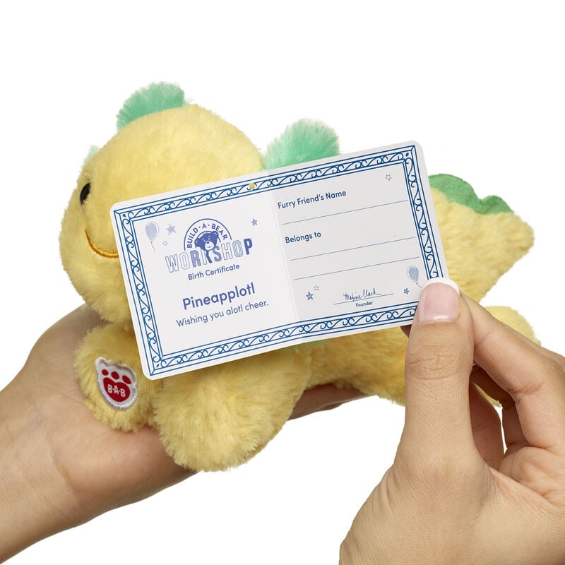 Mini Beans® Pineapple Axolotl Stuffed Animal - Build-A-Bear Workshop®