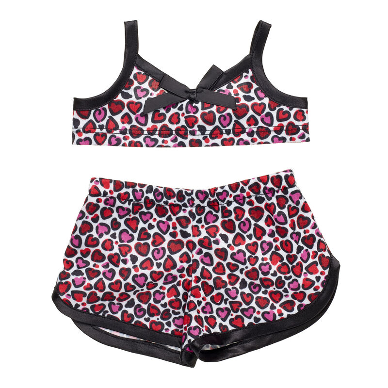 Online Exclusive Leopard Heart Sleep Set for Stuffed Animals - Build-A-Bear Workshop&reg;