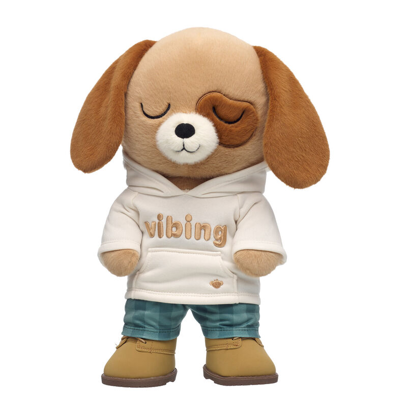 Mellow Moodies Mateo Dog Stuffed Animal "Vibing" Gift Set plush by Build-A-Bear