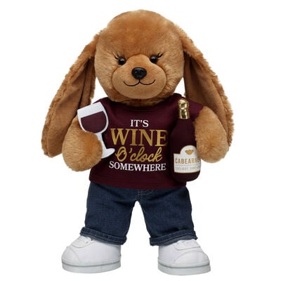 Barkleigh&trade; Dog Soft Toy Wine O'Clock Gift Set