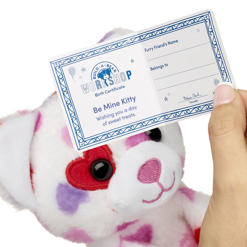 Mini Beans Be Mine Valentine Cat Plush - Build-A-Bear Workshop&reg;