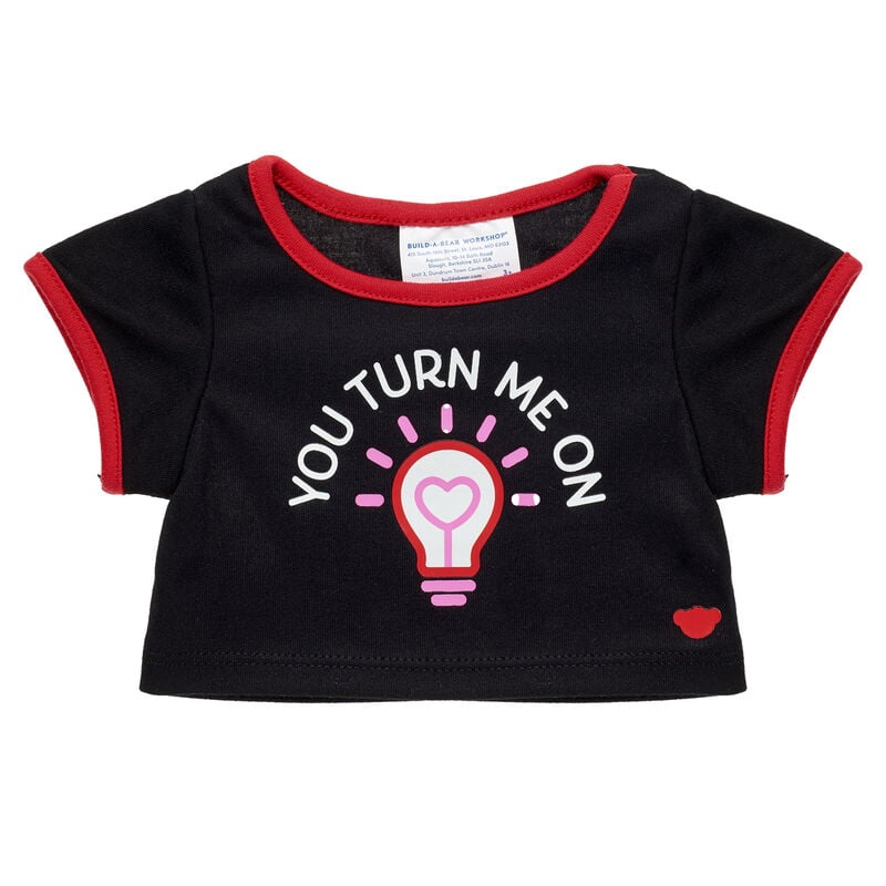 Online Exclusive "You Turn Me On" T-Shirt for Stuffed Animals - Build-A-Bear Workshop®