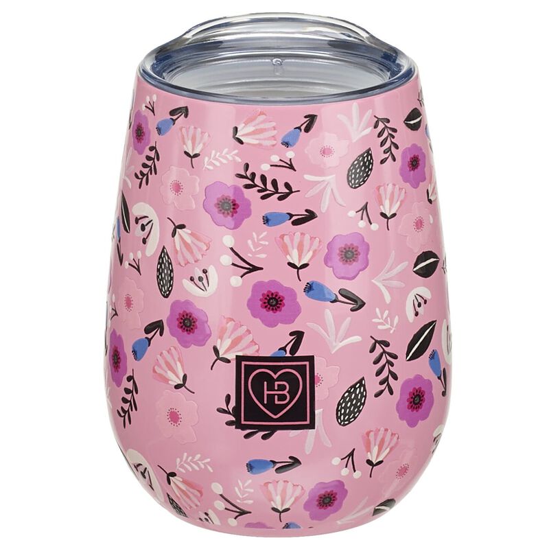 10 oz. Floral Wine Tumbler