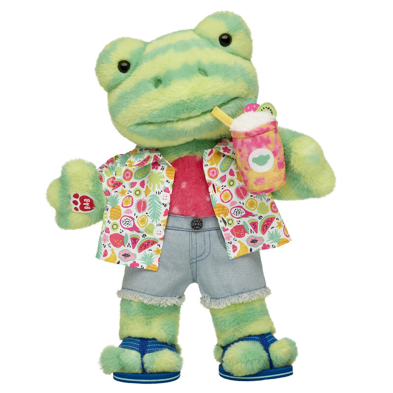 Watermelon Frog Stuffed Animal Smoothie Gift Set - Build-A-Bear Workshop&reg;