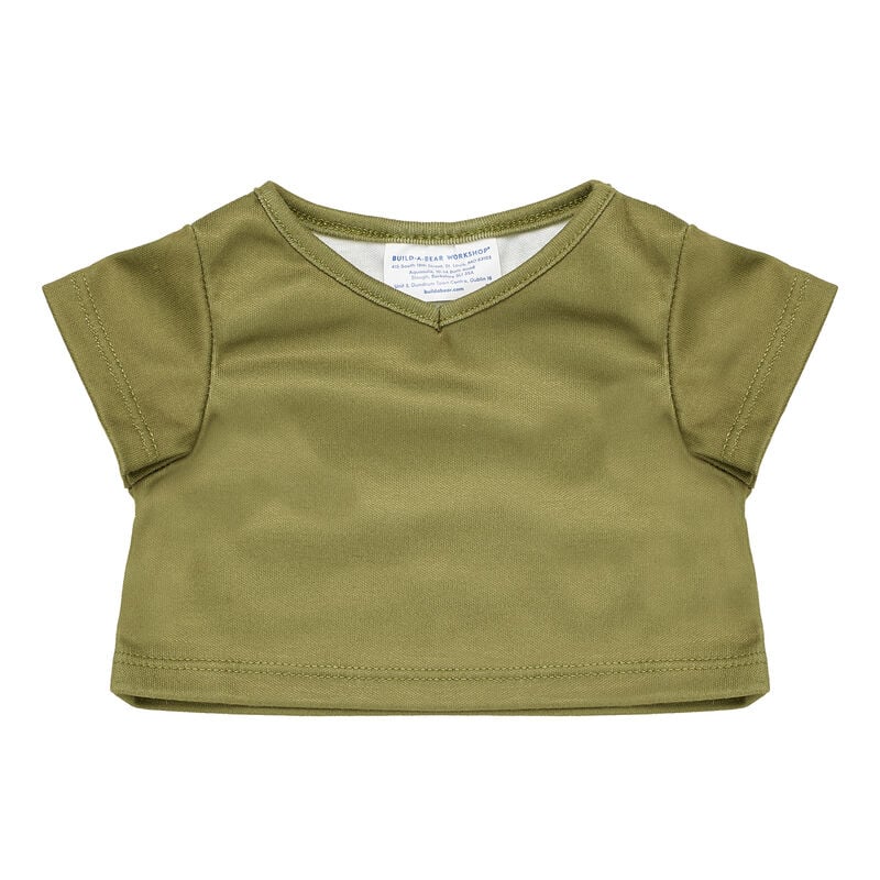 Green V-Neck T-Shirt - Shop Online at Build-A-Bear®