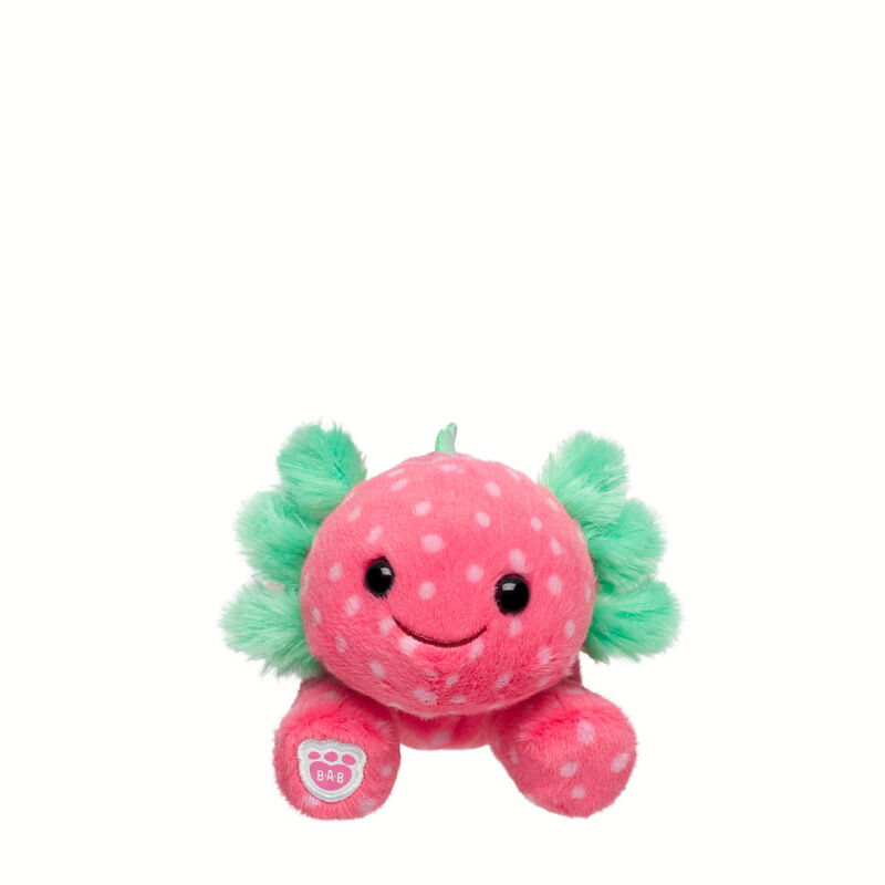Build-A-Bear Mini Beans Strawberry Axolotl Stuffed Animal plush by Build-A-Bear