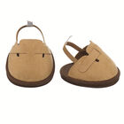 Brown Suede Clogs by Build-A-Bear