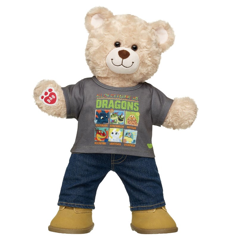 Happy Hugs Teddy How to Train Your Dragon Gift Set - Build-A-Bear Workshop®