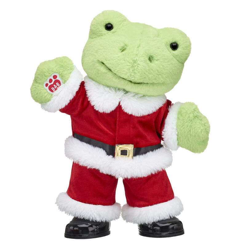 Spring Green Frog Santa Gift Set