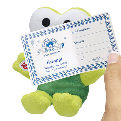Build-A-Bear Mini Beans&reg; Sanrio&reg; Hello Kitty&reg; and Friends Keroppi&trade; Plush