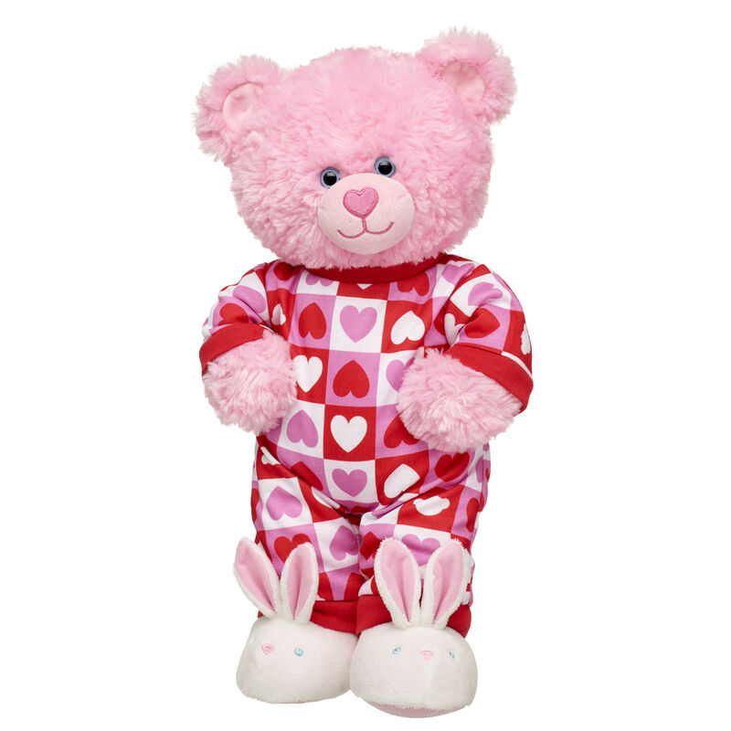 Pink Cuddles Teddy Bear Valentine's Day PJs Gift Set - Build-A-Bear Workshop&reg;