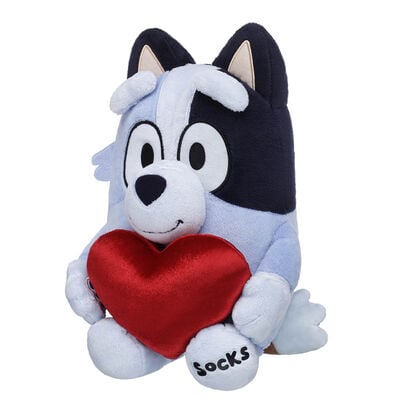 Socks Plush Puppy with Heart Wristie