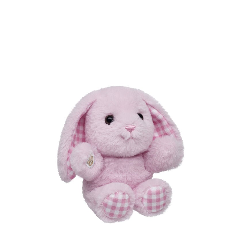 Build-A-Bear Mini Beans Pink Gingham Pawlette Bunny Plush - Limited Edition! plush by Build-A-Bear
