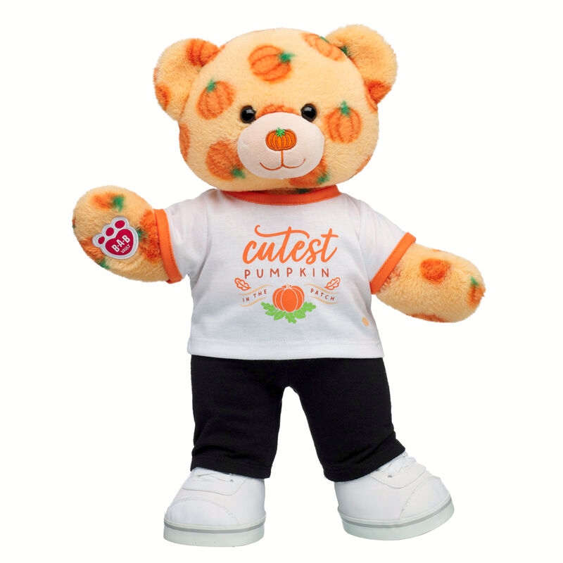 Vault Collection Pumpkin Pal Teddy Bear Gift Set plush by Build-A-Bear