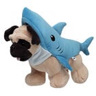 Promise Pets Pug Stuffed Animal Shark Costume Gift Set plush by Build-A-Bear