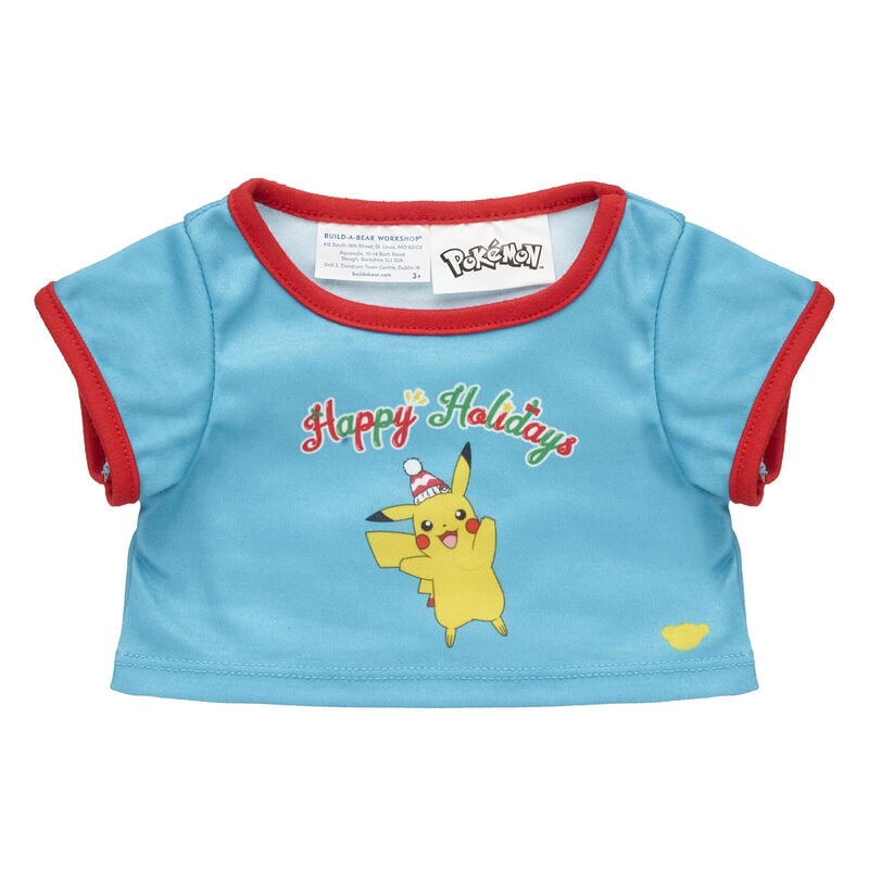 Pokémon Happy Holidays T-Shirt for Stuffed Animals - Build-A-Bear Workshop®