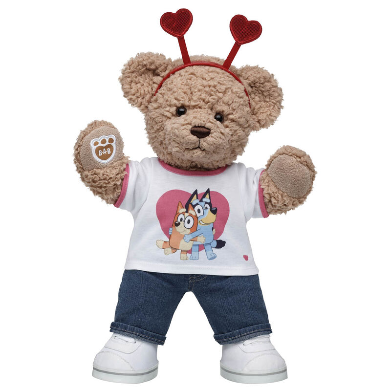 Timeless Teddy Bear Bluey Valentine's Day Gift Set by Build-A-Bear