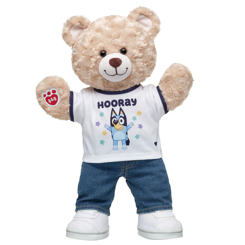 Happy Hugs Teddy Bear Bluey Hooray Gift Set - Build-A-Bear Workshop&reg;