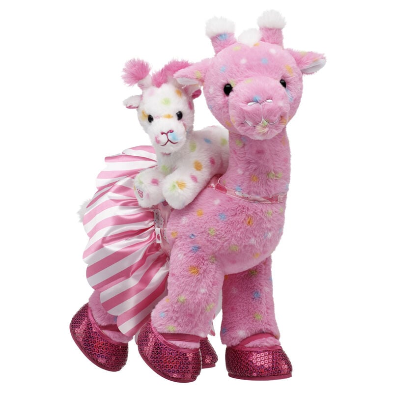 Pink Frosted Animal Cookie Giraffe Stuffed Animal Gift Set by Build-A-Bear