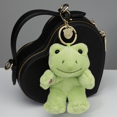 Spring Green Frog Plush Bag Charm