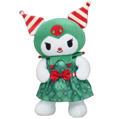Sanrio® Hello Kitty® and Friends Candy Cane Kuromi™ Plush with Christmas Dress