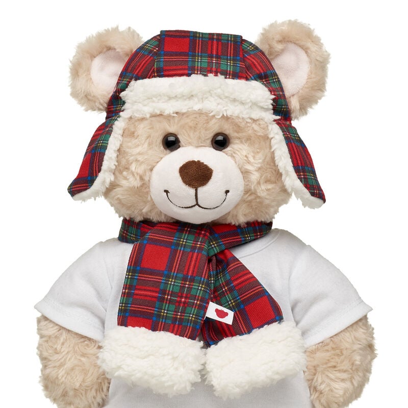 Tartan Hat and Scarf Set