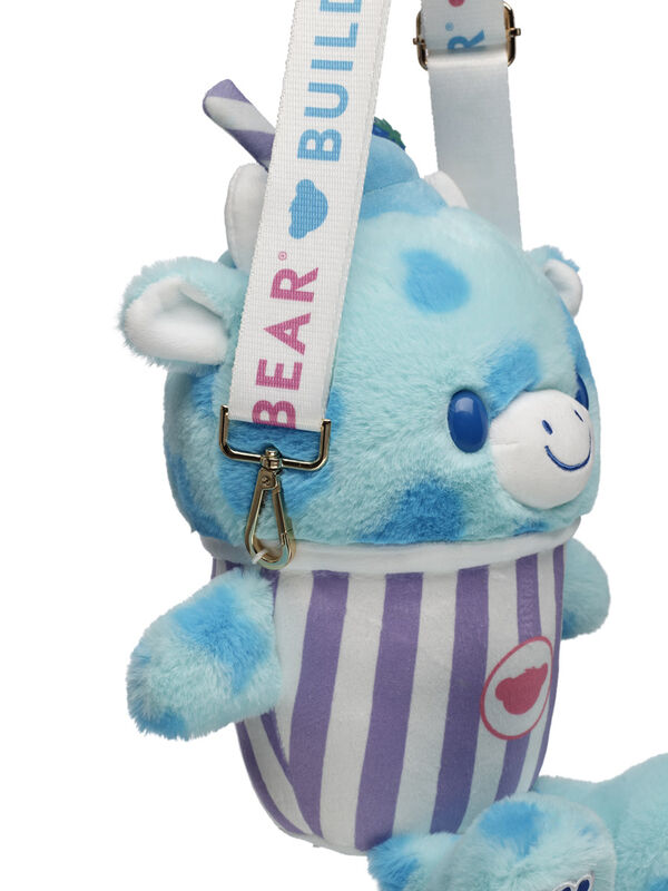 Blue Raspberry Cow Slushie Plushie by Build-A-Bear