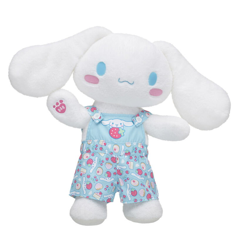 Sanrio Hello Kitty and Friends Cinnamoroll Berry Overalls plush by Build-A-Bear