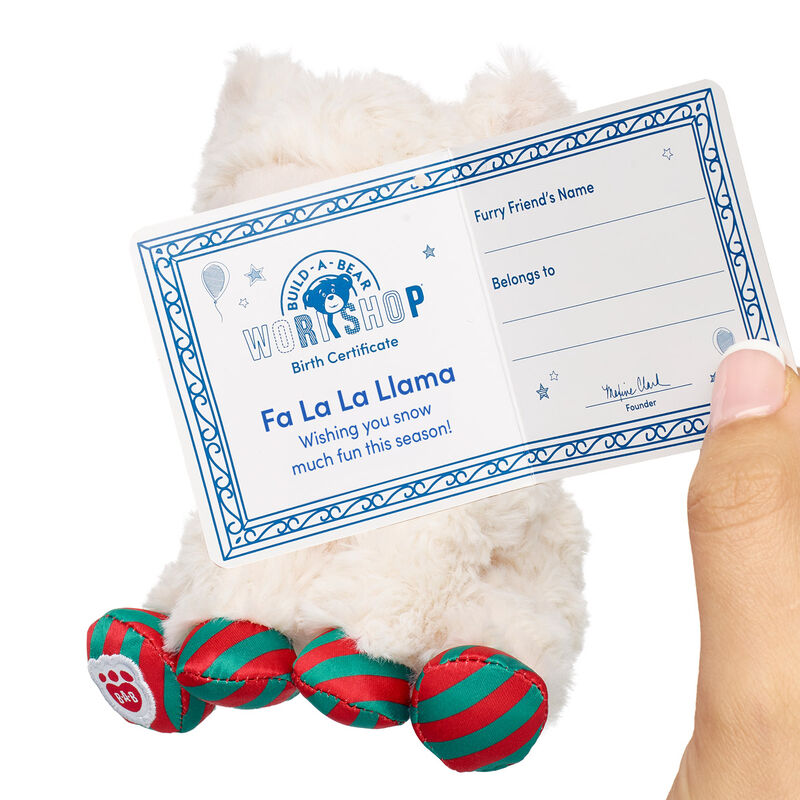 Mini Beans Fa La La Llama Stuffed Animal plush by Build-A-Bear