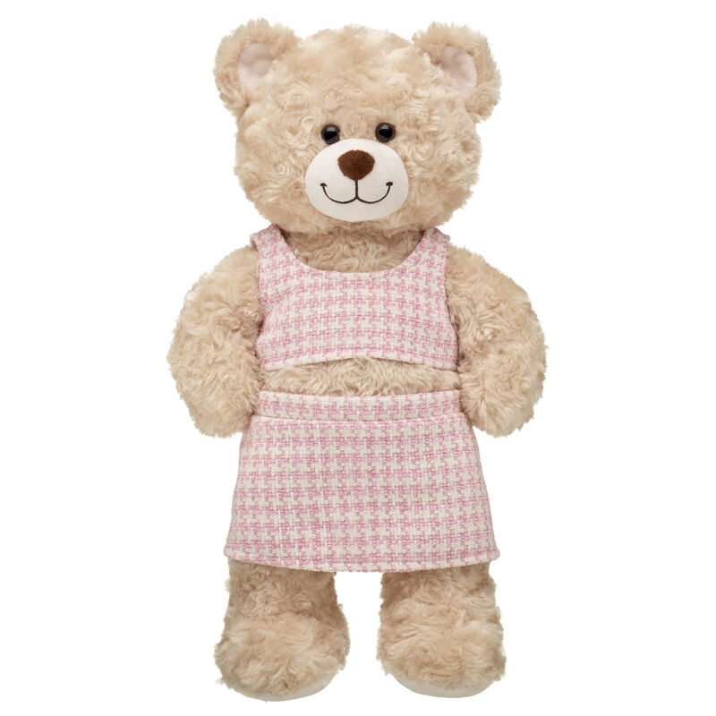 Pink Check Tweed Outfit - Build-A-Bear Workshop&reg;