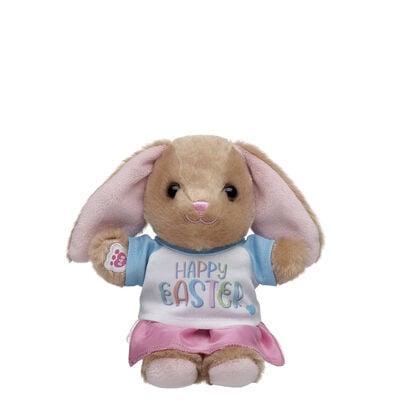 Build-A-Bear Mini Beans&reg; Pawlette&trade; Bunny Plush with Easter Outfit
