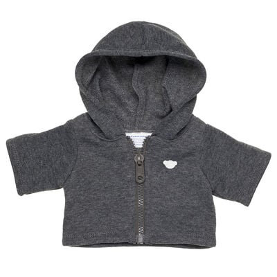 Charcoal Grey Zip Hoodie 