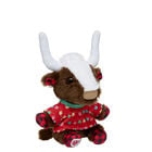 Build-A-Bear Mini Beans® Buffalo Check Longhorn Stuffed Animal Festive Lights Gift Set - Build-A-Bear Workshop®