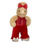 Pawlette Soft Toy Red Jumpsuit and Bows Gift Set 