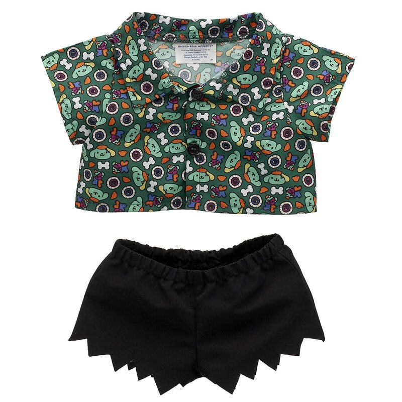 Sanrio&reg; Hello Kitty&reg; and Friends Zombie Pompompurin&trade; Shirt and Short Set - Build-A-Bear Workshop&reg;