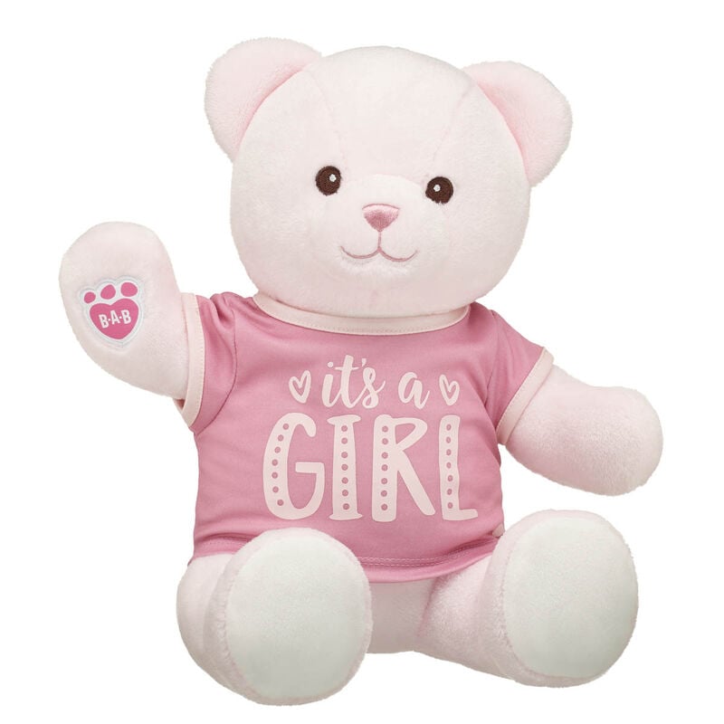 Baby Pink Teddy Bear "It's a Girl" Gift Set - Build-A-Bear Workshop&reg;