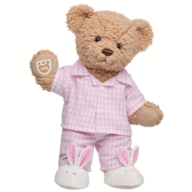 Timeless Teddy Bear Pink PJs Gift Set plush soft toy by Build-A-Bear