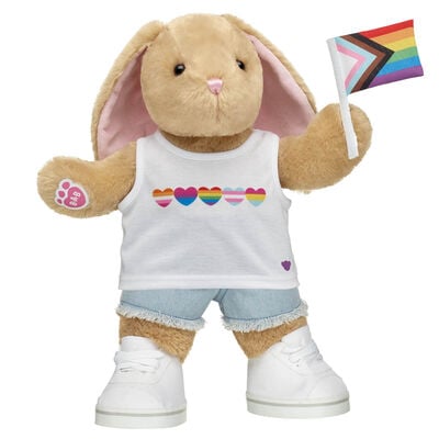 Pawlette&trade; Bunny Plush Pride Flag Gift Set