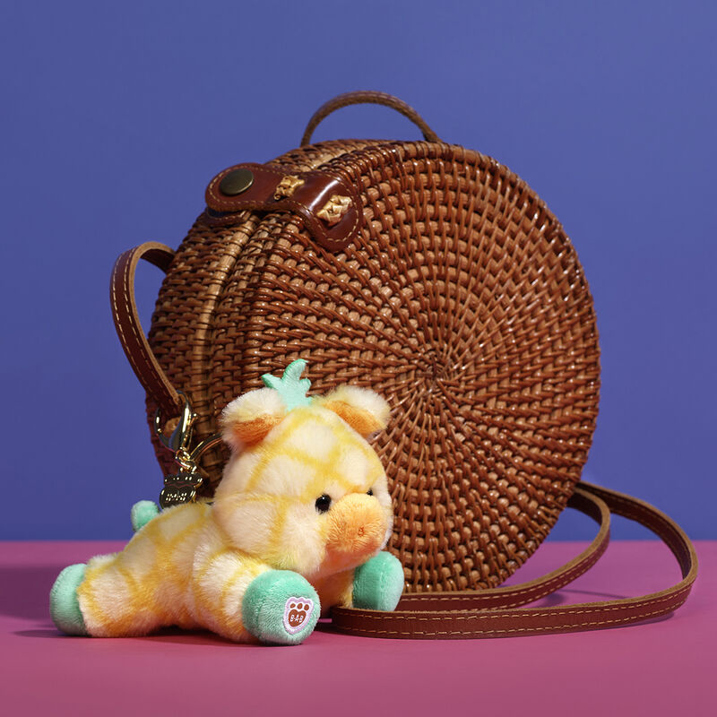 Pineapple Pig Bag Charm plush by Build-A-Bear