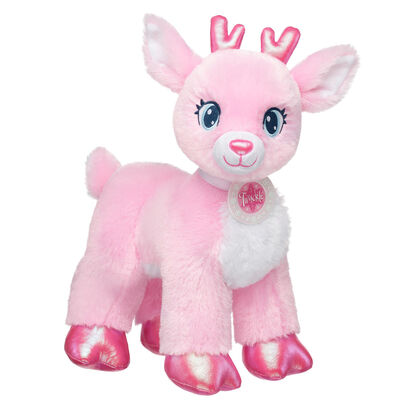 Pink Frost Twinkle Reindeer Plush
