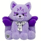 Nine-tailed Kitsune Fox Stuffed Animal with Silver Gifting Bow plush by Build-A-Bear