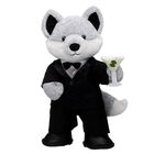 Online Exclusive Silver Fox Stuffed Animal Martini Gift Set plush by Build-A-Bear