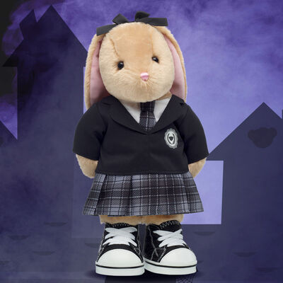 Pawlette&trade; Bunny Plush Black School Uniform Gift Set