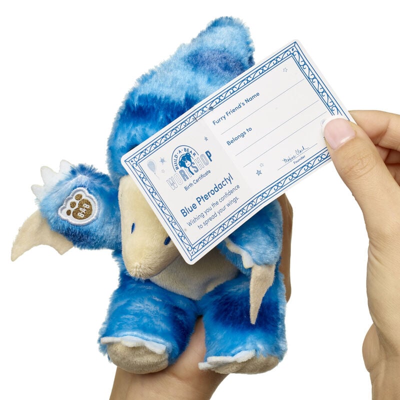 Mini Beans Blue Pterodactyl Plush - Build-A-Bear Workshop&reg;