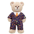 Halloween Suit w/ White Collars & Orange Tie - Build-A-Bear®
