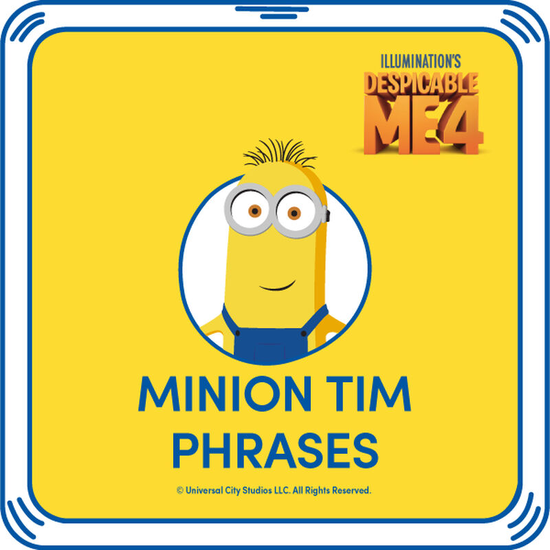 Despicable Me 4 Minion Tim Phrases for Stuffed Animals - Build-A-Bear Workshop&reg;