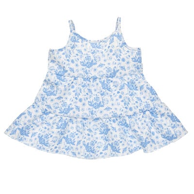 Blue Floral Dress
