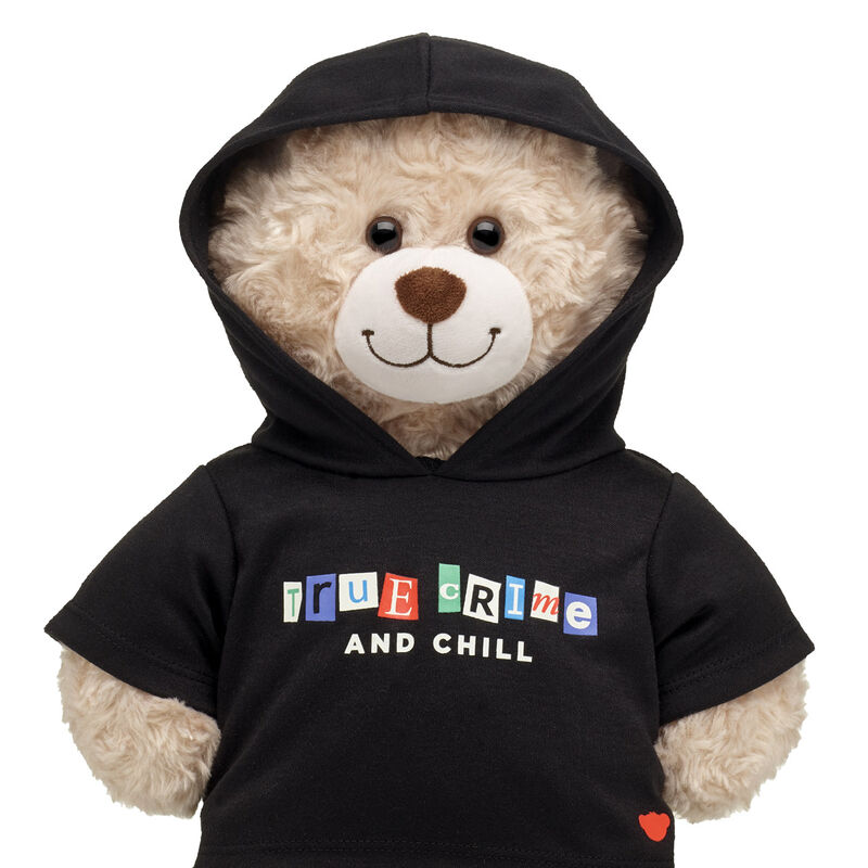 "True Crime and Chill" Hoodie for Stuffed Animals - Build-A-Bear Workshop&reg;