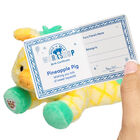 Build-A-Bear Mini Beans Pineapple Pig Stuffed Animal plush by Build-A-Bear