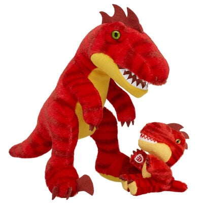 Red Raptor Soft Toy & Build-A-Bear Mini Beans® Gift Set
